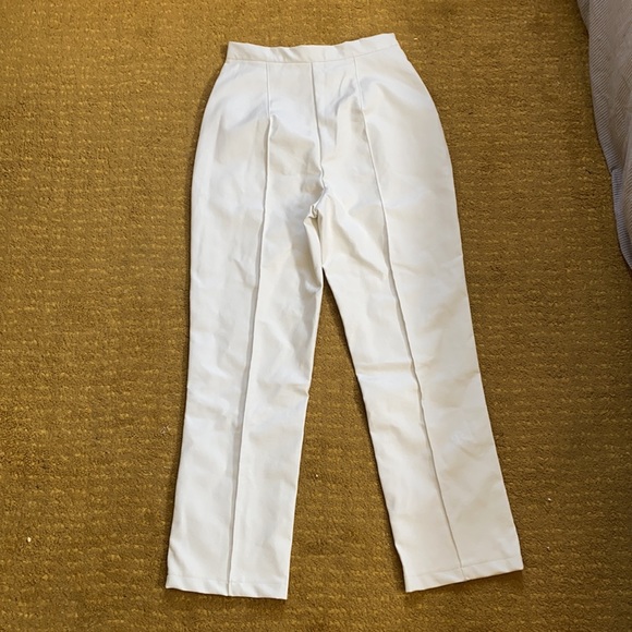 White leather pants - Picture 4 of 4